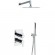 Ensemble de douche encastré - thermostatique - design carré - Blautherm