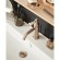 Mitigeur de lavabo rétro Louise + Bonde de lavabo clic-clac diamètre 64 mm - Bronze