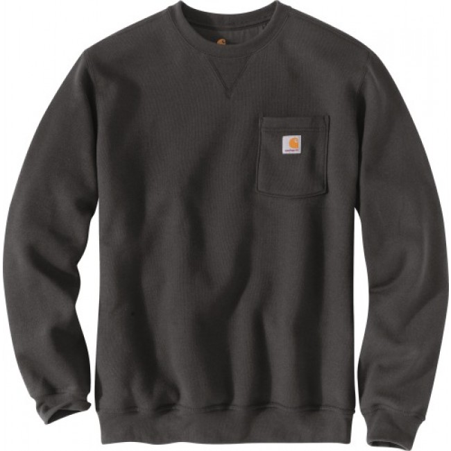 Sweat col rond - pocket - gris carbone CARHARTT