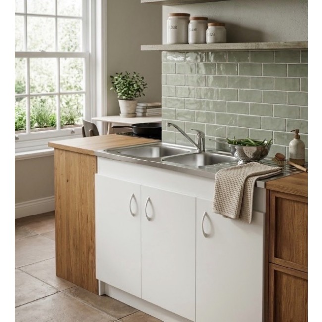 Meuble sous évier SIM NF - 120 x 60 cm - 3 portes - Grande - Moyenne.jpeg Néova