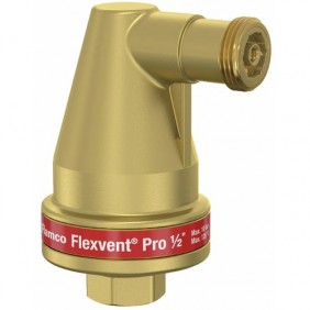 Flamco Flexvent 3//8 Purgeur dair avec vanne disolement S/éparateur air automatique 27750