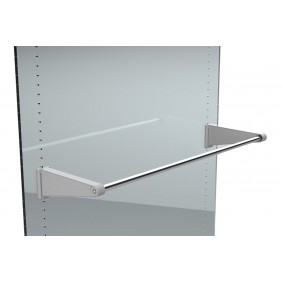 Barre de penderie extensible avec supports latéraux AMBOS