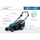 Tondeuse électrique 1400W - largeur de travail 38 cm - KS 38LM - Bricozor 8.jpeg KONNER & SOHNEN