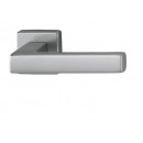 Paires de poignées sur rosaces carrées - bec-de-cane - Toulon inox HOPPE