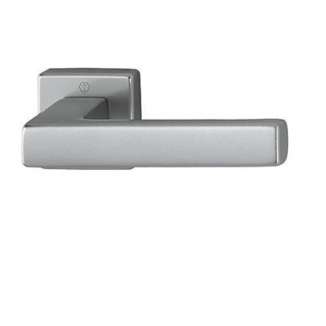 Paires de poignées sur rosaces carrées - bec-de-cane - Toulon inox HOPPE