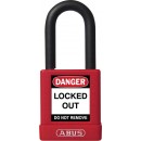 Cadenas de consignation 40 mm isolé à anse acier 38 mm - rouge ABUS