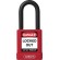 Cadenas de consignation 40 mm isolé à anse acier 38 mm - rouge