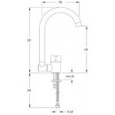 Mitigeur évier bec basculant DRAKO RAMON SOLER