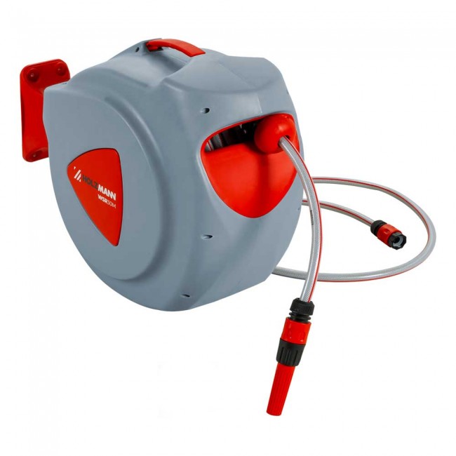 Dévidoir mural enrouleur automatique - longueur 30 m - WSR30M - Bricozor 1.jpg HOLZMANN