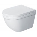 Cuvette WC suspendue compacte Compact Starck 3 Durafix DURAVIT