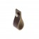 Poignée de meuble courte à tirette en cuir B0594 - 20x60 mm