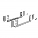 Kit tiroir casserolier AvanTech YOU Inlay - hauteur 187 mm - argent HETTICH