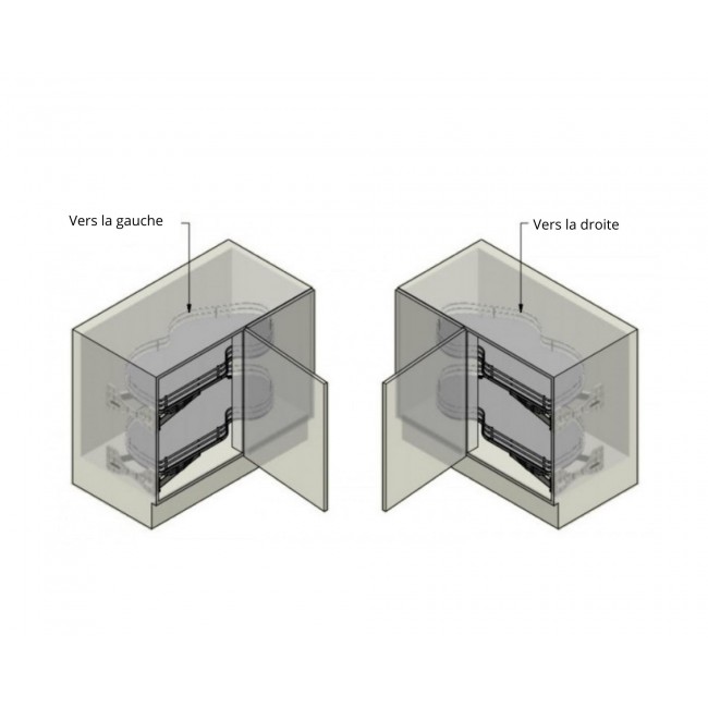 Plateaux pour meuble d'angle 846 Combi's .jpg INOXA