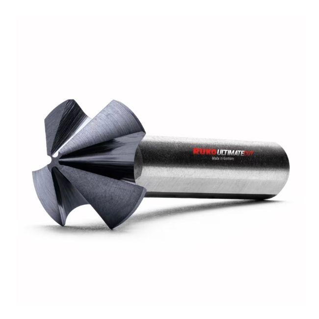 Jeu de 5 fraises coniques à chanfreiner ULTIMATECUT 4S HSS RUnaTEC - Ø 6,30 à 25mm - Bricozor 2.jpg RUKO