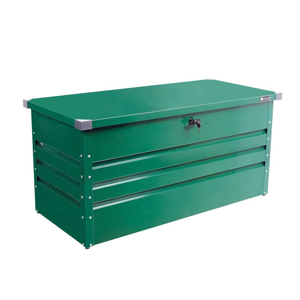 Coffre de rangement métallique - 1320 x 610 x 620 mm - vert ZIPPER