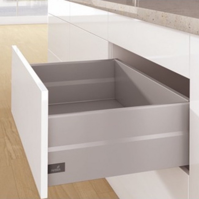 Tiroir avec TopSide - argent - ArciTech HETTICH
