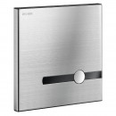 Plaque de commande WC bicommande en inox - encastrable - Tempomatic DELABIE