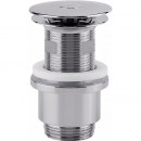 Bonde de lavabo universelle laiton - ouverture par pression - Digiclic VALENTIN