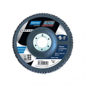 Disques à lamelles bombés Super Bleue Duo - Ø125x22mm - par 10 NORTON