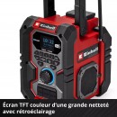 Radio de chantier TE-CR 18 Li DAB+:FM:BT - Solo - Power X-Change 11.jpeg EINHELL