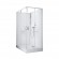 Cabine de douche 120x80 cm portes coulissantes - verre transparent - Izibox 2