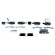 Garniture Xperta symétrique pour porte coulissante bois 100 kg