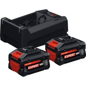 Pack 2 batteries EXBA 18V-55 + chargeur GAL 12V/18V-80 - 1600A0373P BOSCH