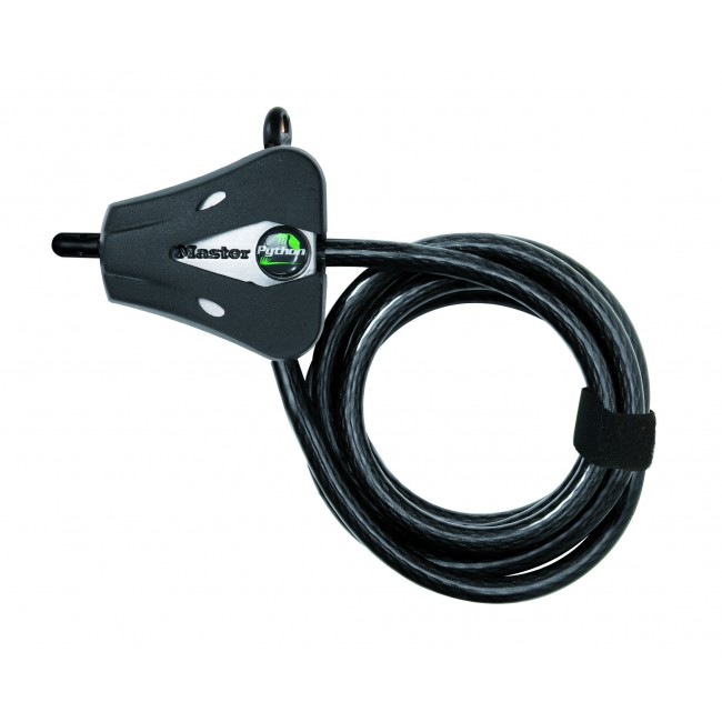 Câble de verrouillage ajustable Python™ - 1,8 m - noir MASTER LOCK