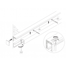 schéma ferrure pour porte coulissante d'intérieur hawa HAWA