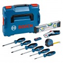 Set 19 pièces tournevis et outils à main - coffret L-BOXX - 0615990N2R BOSCH
