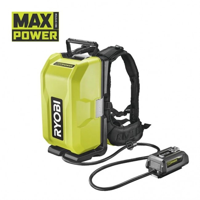 Support dorsal avec chargeur 6A pour batterie 36V MAX POWER - RY36BP3PA-0 - Bricozor 1.jpeg RYOBI