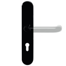 Plaques pour poignées de porte - polyamide - séries 111 - noir HEWI