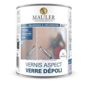 Vernis floutteur aspect verre dépoli - 1 litre Mauler