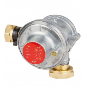 Régulateur de pression gaz B6N équerre - débit 6 m³/h - 21 mbar FAVEX