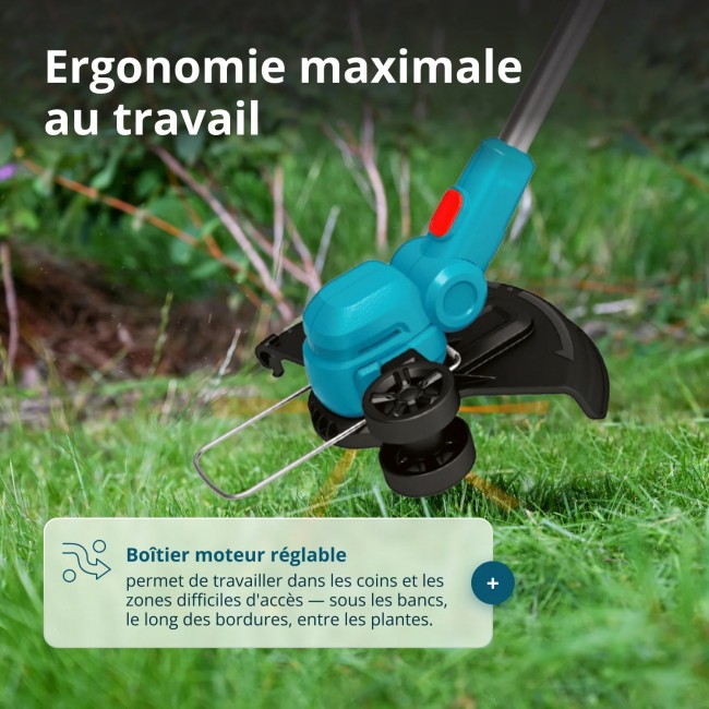 Coupe-bordures à batterie 20V + manche télescopique - Solo - KS CST-20V - Bricozor 5.jpeg KONNER & SOHNEN