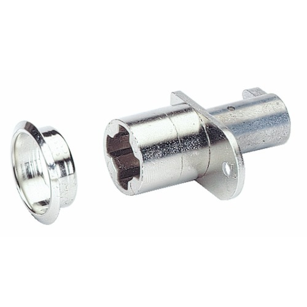 16 mm de diamètre Uxcell Serrure à tête cylindrique pour tiroir métallique avec piston verrouillage et 2 clés 