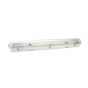 Réglette LED étanche avec 2 tubes T8 6500K ASLO