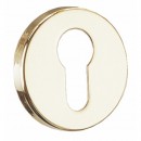 Rosace pour poignée de porte - laiton et inox - LC 50 BOUVET