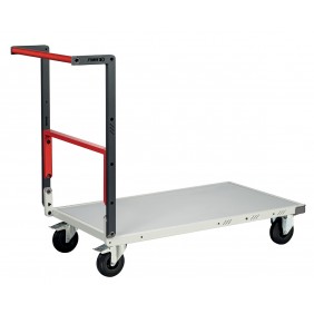 Chariot à dossier rabattable FLATPACK™ - plateau 1000x600mm - 250 kg FIMM