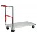 Chariot à dossier rabattable FLATPACK™ - plateau 1000x600mm - 250 kg