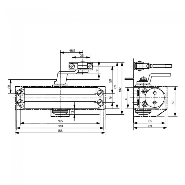 Ferme-porte-applique-hydraulique-bras-compas-TS77-dorma-schema.jpg DORMAKABA