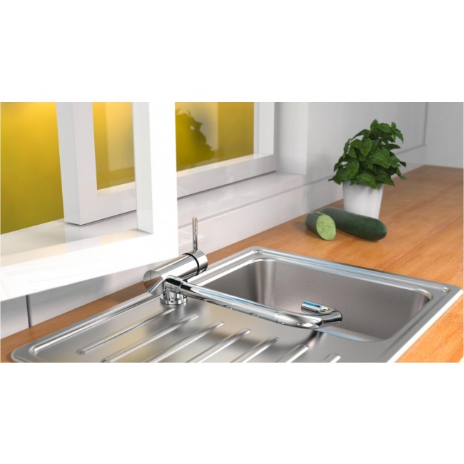 Mitigeur monocommande ouverture de fenêtre - cuisine - chromé - Window 3.jpeg SCHÜTTE