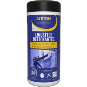 Lingettes nettoyantes - mastics - mousses - peintures AYRTON