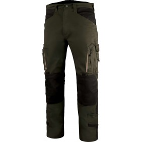 Pantalon de travail kaki et noir - JACK DELTA PLUS
