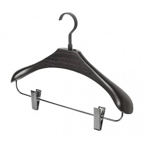Cintre avec pinces pour tailleur Excessories - hêtre finition wengé SALICE