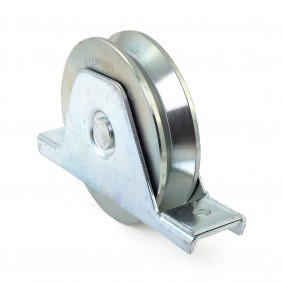 Roue à gorge triangulaire 336V - support intérieur - 2 roulements COMUNELLO