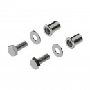 Kit de fixation M6 non traversant pour 1 poignée Leviita support creux TIRARD