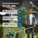 Coupe-bordures à batterie 20V + manche télescopique - Solo - KS CST-20V - Bricozor 1.jpeg KONNER & SOHNEN