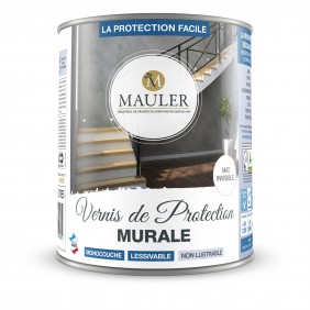 Vernis de protection murale mat invisible lessivable Mauler