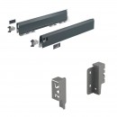 Kit tiroir simple ArciTech - profil hauteur 94 mm HETTICH